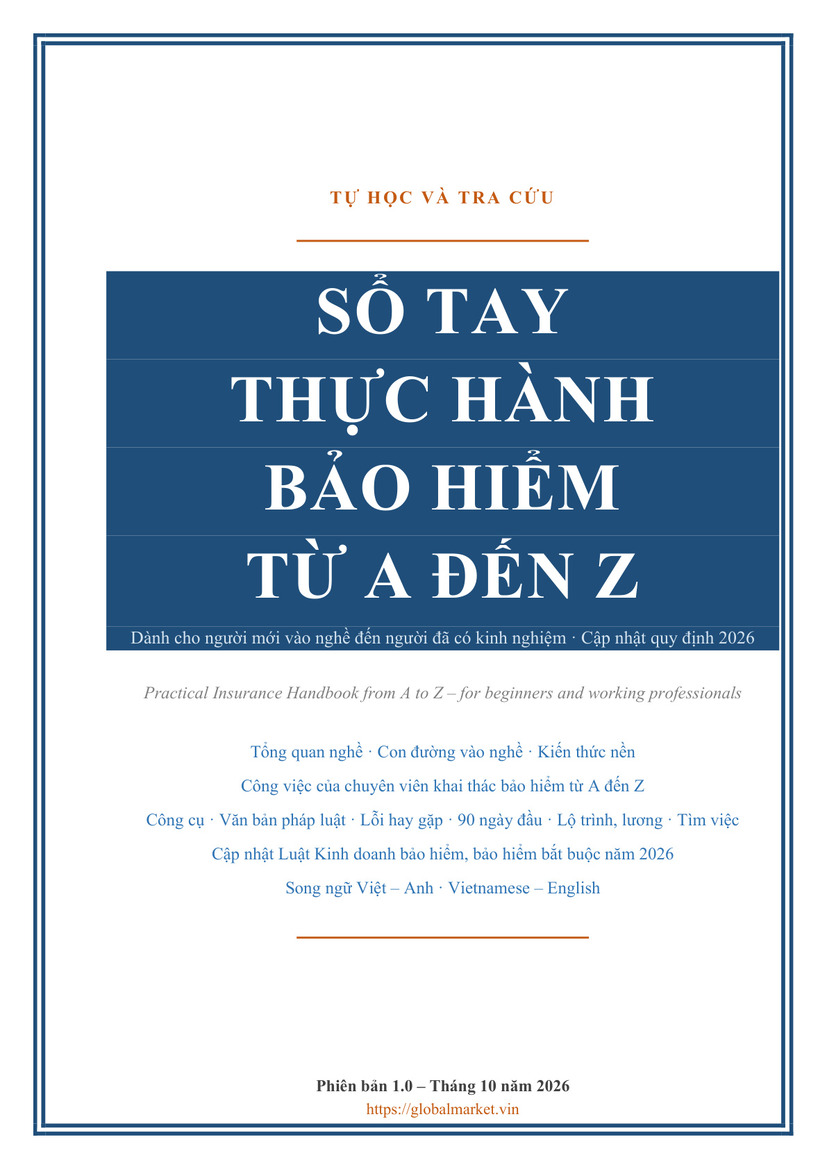 Sổ tay thực hành Bảo hiểm từ A đến Z — Việt/Anh